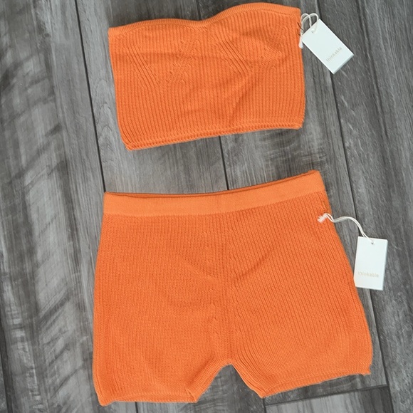 Knit two piece set- Orange - Picture 8 of 10